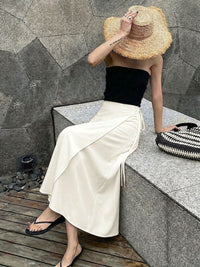 Short Height Springsummer A Line Womens Skirt