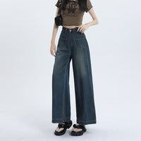 Women's Fashionable Retro Loose Straight Long Pants