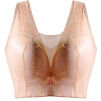 Plus Size Big Cup Push Up Adjustable Bra Without Steel Ring