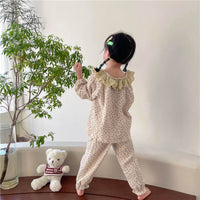 Pastoral Style Korean Girl Floral Home Service