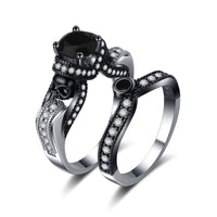 Separation Couple Rings Personalized Punk Retro Style Ring Set