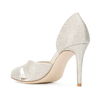 Light Gingerlet Cross Strap Stiletto Sandals