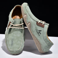 Men's Low-cut Casual Shoes With Front Laces