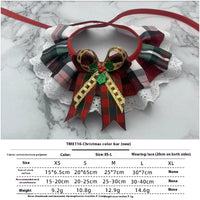 Pet Christmas Holiday Dress Up Dog Cat Scarf Butterfly Bow Tie