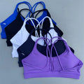 Solid Color Nude Feel High Strength Workout Bra Outdoor
