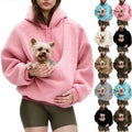 New Women's Loose Plaid Pullover Fleece Sweatshirt