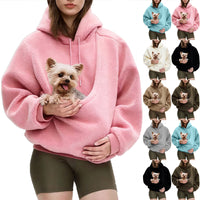 New Women's Loose Plaid Pullover Fleece Sweatshirt