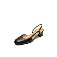 French Retro Back Empty Word With Toe Box Roman Sandals