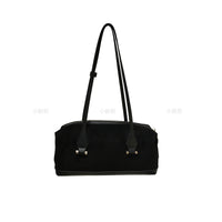 Retro Suede Handheld Bowling Ball Boston Bag