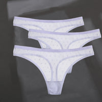 Fashion Sexy Solid Color Breathable Women's Thong