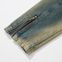 American Workwear Stitching Denim Coat