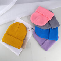 Light Board Knitted Hat Winter Wool Hat Men's And Women's Warm Hat