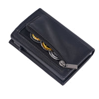PU Cassette Rfid Blocking Aluminum Alloy Polyurethane Card Mount