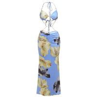 Bohemian Slim-fit Backless Sexy Chic Resort Dress
