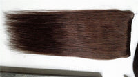 Real hair wig European and American fishing line