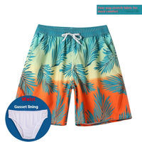 Beach Pants Men's Soakable Hot Spring Swimming Trunks Water Park Beach Couple Vacation Suit Loose Shorts Women
