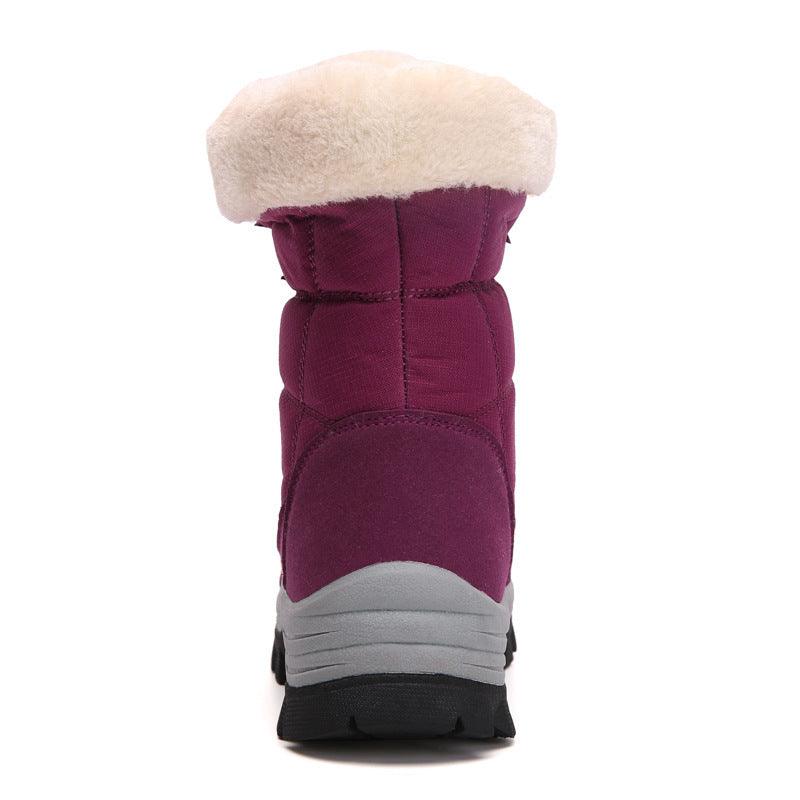 Velvet Warm Cotton Snow Boots High Cotton-padded Shoes