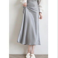 High-grade Silk Mid-length High-end Fishtail Long Skirt