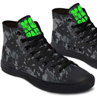 High Top Canvas Shoes For Printing Lovers