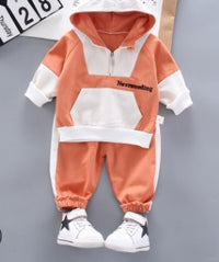 Cotton sweater children's suit