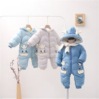 Plush and thicken suit baby