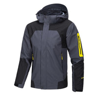 Shell Jacket Men's Jacket Thin Outdoor Windproof Waterproof Hooded Coat