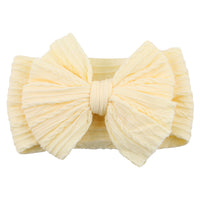 Handmade Baby Headbands Soft Stretchy Nylon Hair Bands With Bows For Newborn Infant Baby Toddler Girls