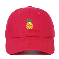 Pineapple Embroidered Baseball Cap Tide Travel Leisure