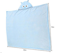 Baby fleece bath towel hooded towels bathrobe