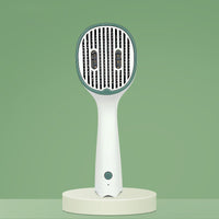 Cat Comb Dog Hair Remover Brush UVC Sterilization Pet Grooming Slicker Needle Comb Removes Tangled Self Cleaning Pet Supplies