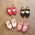 spring and autumn new style children's single shoes, soft bottom flowers, girls' shoes, big children's princess shoes, baby shoes