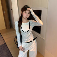 Women's Early Autumn Korean-style New Slim-fit Top