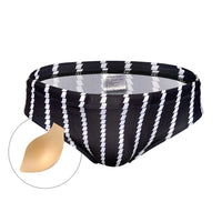 Swimming Low Waist Skinny Vertical Stripe Briefs