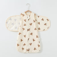 Baby Sleeping Bag Vest Cotton Gauze 4 Layers Bellyband Anti-startle Gro-bag