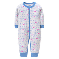 Pure cotton flat foot one-piece baby romper