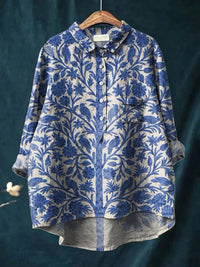 Women's Loose-Fitting Printed Crew-Neck Casual T-Shirt