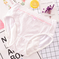 Physiological pants foreign trade cotton women's underwear menstrual menstrual leak-proof printing cotton anti-side leakage safety