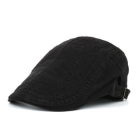 Cotton solid color alphabet cap