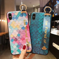 Wind fish scale Samsung phone case