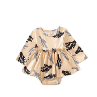 Cactus print baby jumpsuit