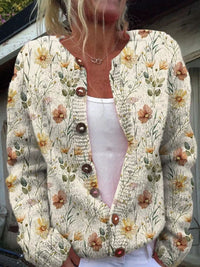 Womens High-End SpringAutumn Fashion Long-Sleeve Sweater