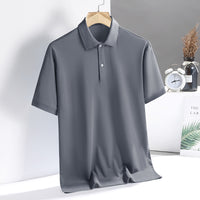 Lapel Half Sleeve Dad's Business Casual Clothes