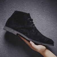 Men's Suede Pointed Martin Boots