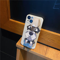 Tide Brand Stereo Schnauzer Wristband Phone Case