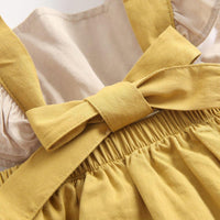 Summer Solid Color Baby Jumpsuit