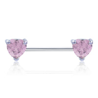 Mahogany straight rod zircon milk ring