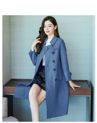 Women's woolen coat