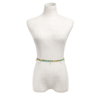 Shell Stretch Rice Beads Multilayer Body Chain