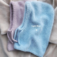 Autumn And Winter Fashion Warm Scarf Neck Protection Integrated Woolen Knitted Hat