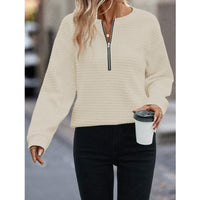 Solid Color New Long Sleeve Women's Sweater